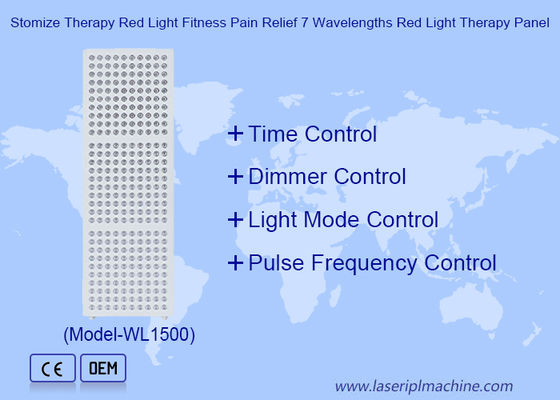 Stomize Therapy Red Light Fitness Pain Relief 5 Wavelengths Red Light Therapy Panel