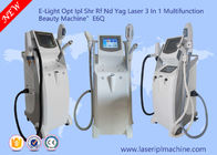 E - Light Opt Ipl Shr Rf Nd Yag Laser / 3 In 1 Multifunction Beauty Machine