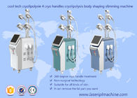 Body Shaping Cryolipolysis Vacuum Machine , 4 Handles Cryolipolysis Fat Freeze Slimming Machine