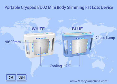 Body Shaping Cryolipolysis Slimming Machine Cryopad Machine 98 * 98mm Treatment Area