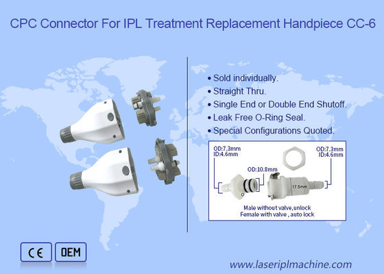 Hair Removal Plug In E Light OPT IPL Handle Cpc Plug IPL Handpiece CC-6