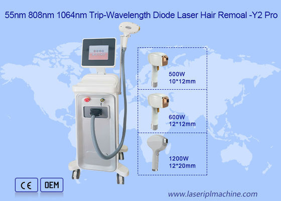 600W 10 Bars Macro Channel 808nm Diode Laser Machine For Hair Removal