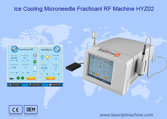 Microneedling Cold Hot Hammer ABS Radiofrequency Facial Machine For Wrinkle Removal