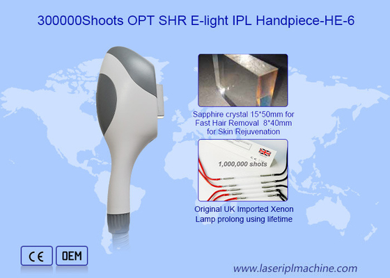 300000 Shots Hair Removal Painless Ipl Handle BV Certificate