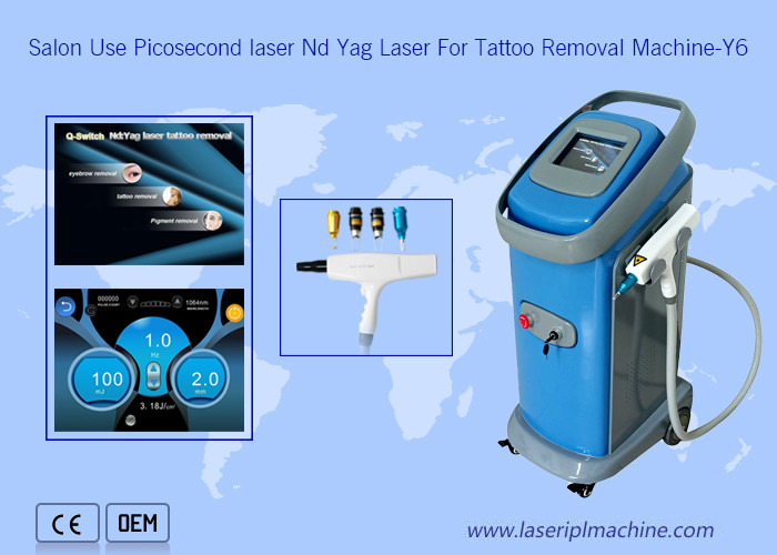 Permanent Laser Tattoo Removal Equipment Birthmark / Eye Line Removal Machine