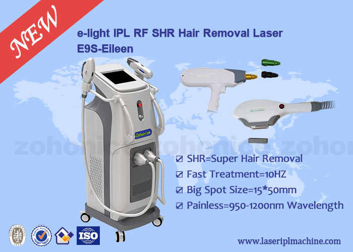 2 In 1 IPL Laser Hair Removal Machine Vertical Tattoo Removal Laser Equipment