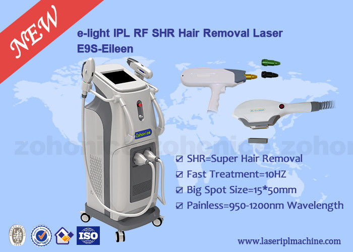 3 In 1 Multfunction SHR Hair Removal Machine for skin tightening , tattoo removal