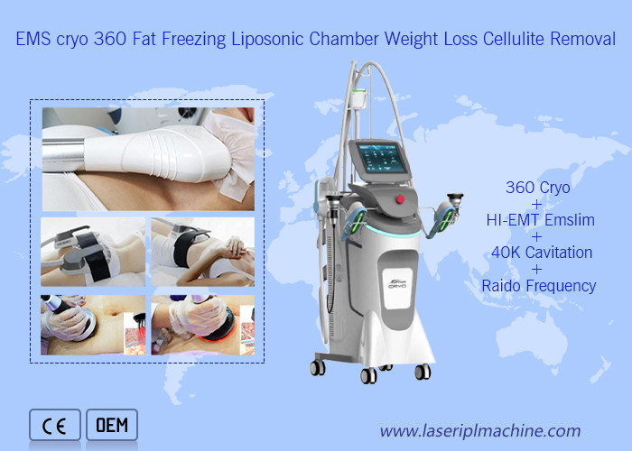 Spa 360 Cryolipolysis Slimming Machine Fat Freezing + Emslim Muscle Stimulation Body