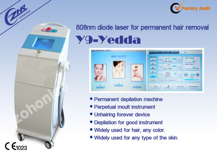 12*12mm Crystal Diode Laser Cheek Hair Removal Machine