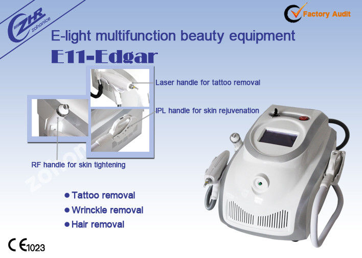 1mhz Rf Ipl Laser Permanent Hair Removal Tattoo Removal Machine Ac220v / 50hz