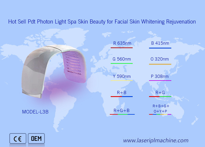 Hot Sell Pdt Photon Light Spa Skin Beauty for Facial Skin Whitening Rejuvenation