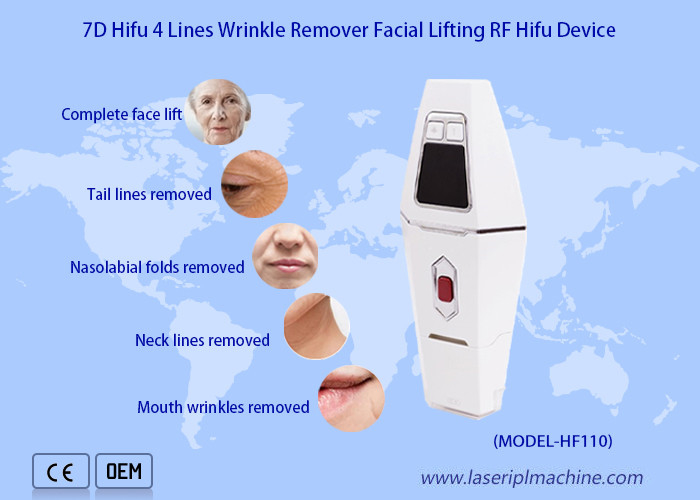 Handheld Hifu Rf Skin Tightening Machine Home Use Facial Lifting Device