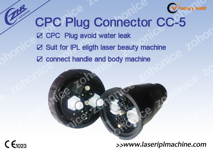 Plug And Play IPL Spare Parts Handle Oval Connector For Laser Beauty Machine