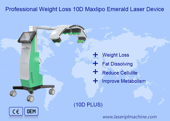 10d Emerald Maxlipo Master Laser Machine Fat Burning