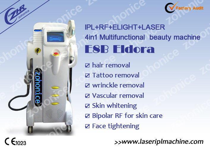 Vertical E-light IPL RF Skin Rejuvenation  Face Tightening Machine Beauty Equipment