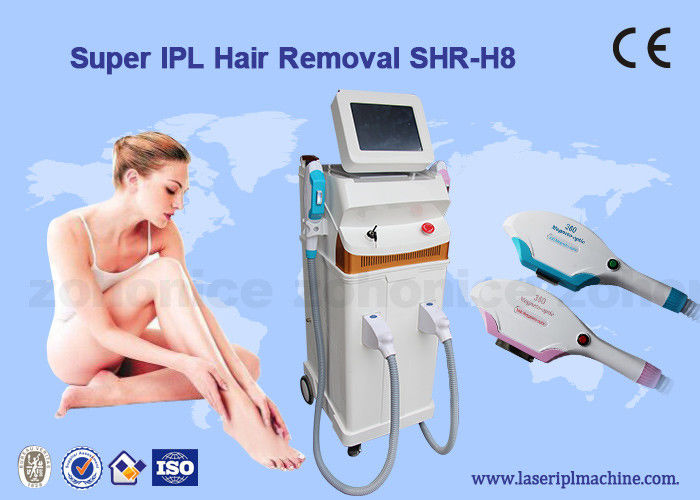 Pure Sapphire SHR Hair Removal Machine 10×40nm Spot Size With CE Certification
