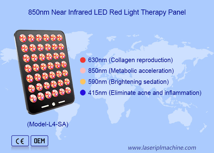 Home Use 168pcs LED For Skin Care Acne Removal Led Red Light Therapy Device