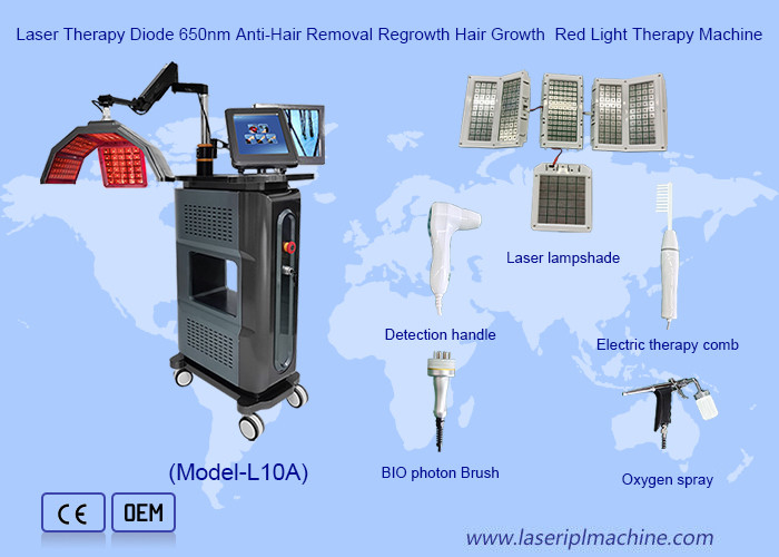 Laser Therapy Red Light Therapy Machine Diode 650nm Anti Hair Removal Regrowth Hair Growth