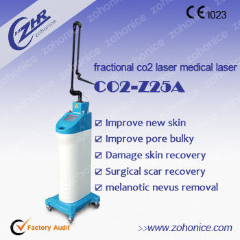 Vertical Surgery Fractional Co2 Laser Machine With Lcd Display , High Security