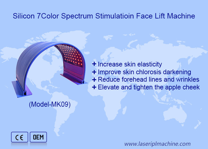 7 Color Spectrum Skin Whitening Flexible Silicon LED Light Machine