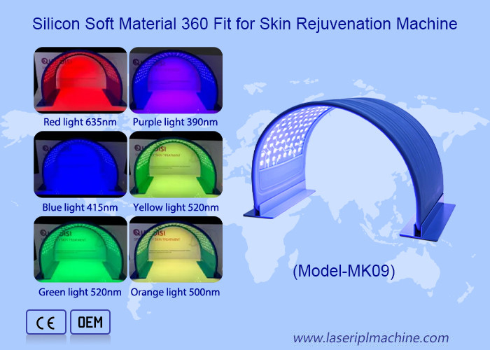 Silicon 7 Color PDT Wrinkle Removal Facial Care Skin Whitening LED Light Machine
