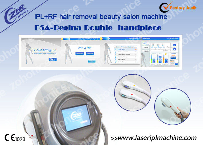 Highly Efficient E-light IPL RF , Freckle Removal Treatment Beauty Equipment