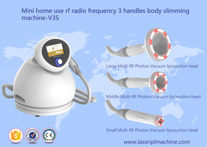 Mini Home Use RF Slimming Machine / 3 Handles Body Slimming Machine
