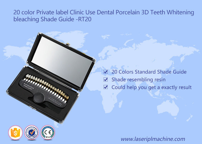 Clinic Dental Porcelain 3d Teeth Shade Guide For Genetic Yellow Teeth