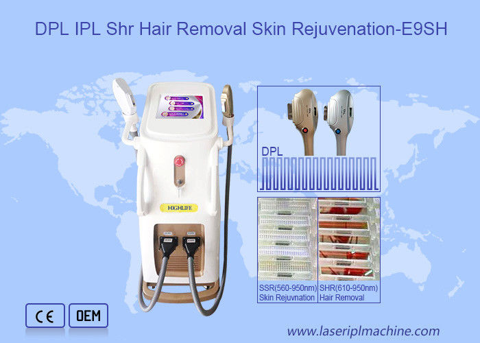 8*34mm 1200W DPL IPL SHR Laser Hair Removal Machine