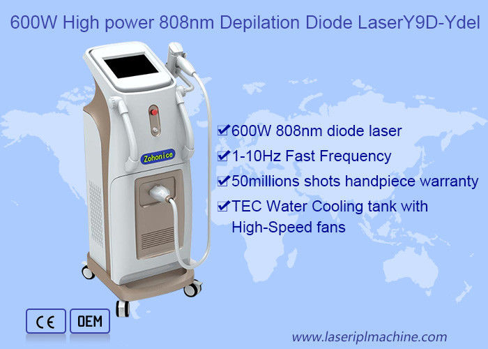 600w Diode Laser Hair Removal Machine with High Power Germany Bars