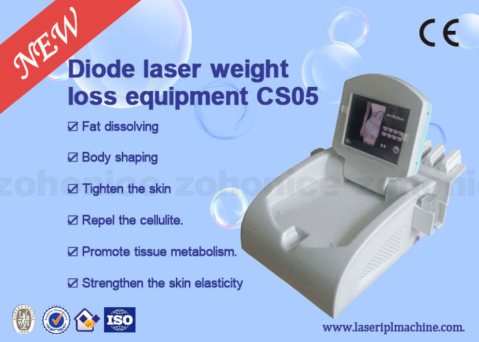 Portable 650nm Diode Cold Laser Device 1Hz - 1000Hz For Cellulite Removal