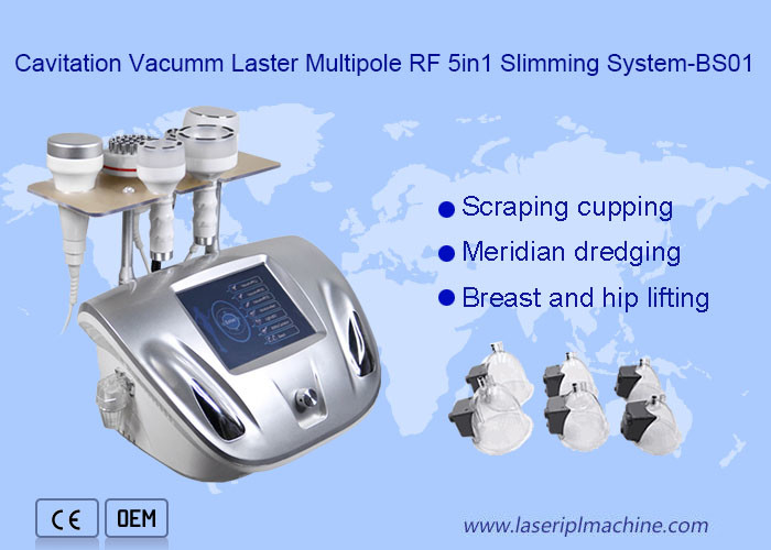 Vacuum Laster Multipole Cavitation Body Slimming Machine Rf 5 In 1 Beauty