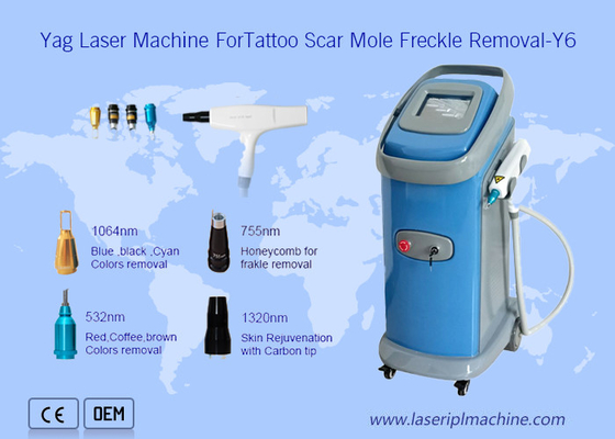 Professional 6hz Tattoo Removal Equipment Q Switched Yag Laser Ipl Beauty Machine