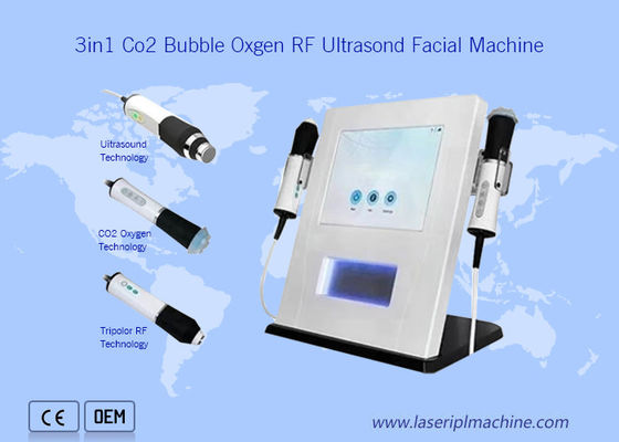 Good price 2 In 1 Oxygen Jet Facial Machine Glow Skin Co2 Bubble Oxygenation online