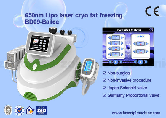Good price Cryolipolysis + lipo laser (8 laser pads)  + cavitation +  rf vacuum weight loss machine online