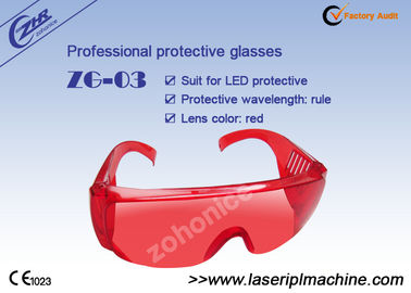 Red 400nm Laser Safety Goggles For Led Cool Light Teeth Whitening Machine