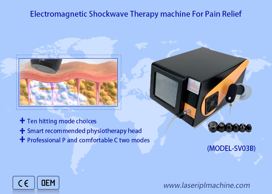 Desktop 6 Bar Shock Wave Therapy For Pain Relief Weight Loss Pneumatic Shock Wave Therapy Machine