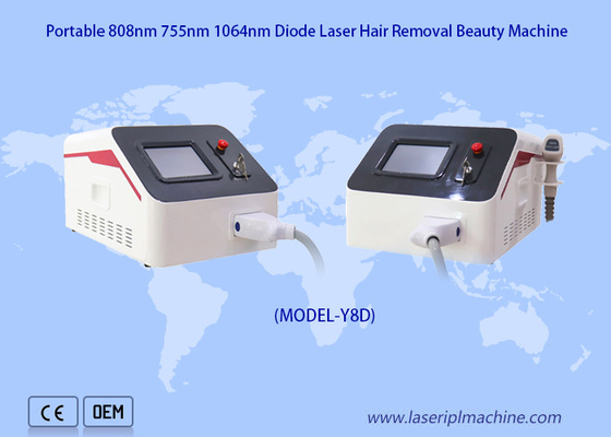 808nm Touch Diode Laser Hair Removal Machine Portable Permanent 1600w