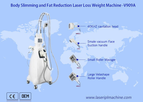 Good price Vertical Vela Shape Machine Rf Roller Vacuum 40k Cavitation For Body online
