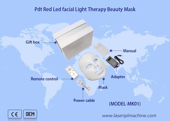 Photon Light Facial Therapy 7 Colors Anti Aging Skin Care PDT LED Facial Light Mask
