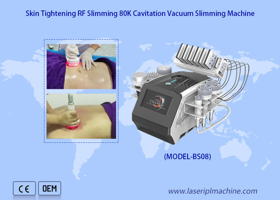 80K Cavitation RF Ultrasonic Vacuum Skin Lifting Fat Removal Lipo Laser Pads Beauty Device