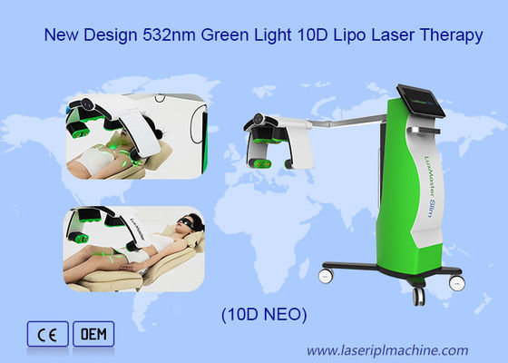 Good price 532nm 635nm Cold Laser Weight Loss Machine 10d Maxlipo Master online
