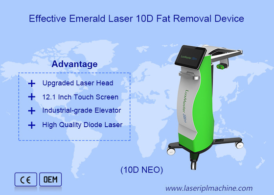 532nm 635nm Emerald Laser Weight Loss Effective Fat Removal 10d Liposuction Device