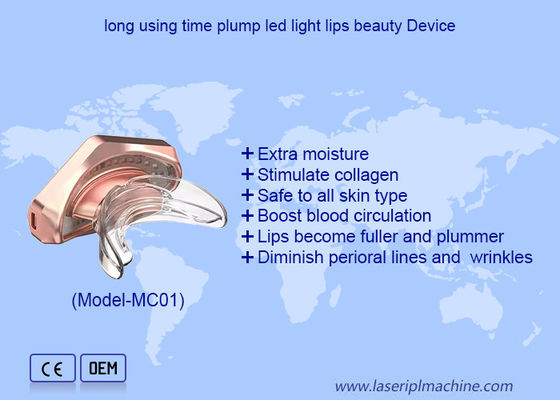 Rechargeable LED Light Lip Therapy Silicon Lip Care Reduce Lip Lines Device