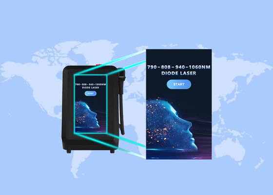 Good price 808nm 790nm 1060nm 940nm Diode Laser Machine For Skin Whitening And Hair Removal online