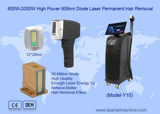 Good price 500W-1600W 4 Wavelengths for All Skin Color 808nm Diode Laser Hair Removal Machine online