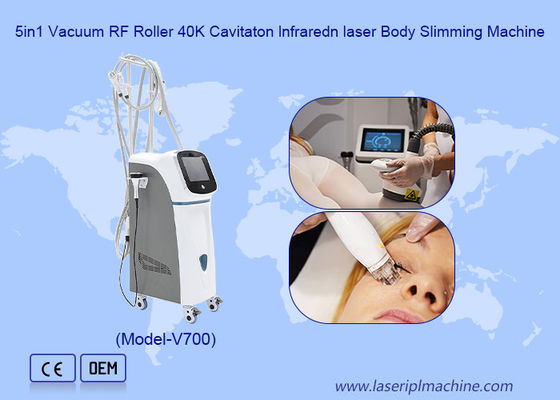 Good price 5in1 Vacuum Rf Roller 40k Cavitation Infrared Laser Body Slimming Machine online