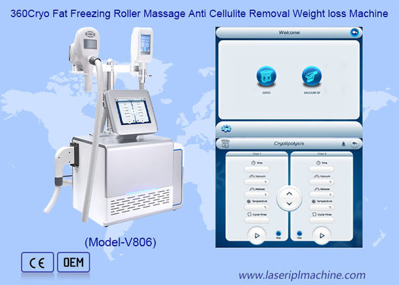Good price 360 Cryo Fat Freezing Roller Massager Anti Cellulite Removal Weight Loss Machine online
