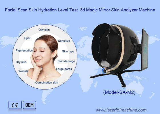 Good price 36 Millions Microscope Pixel Surface Deep Detection Skin Analyser  Machine online