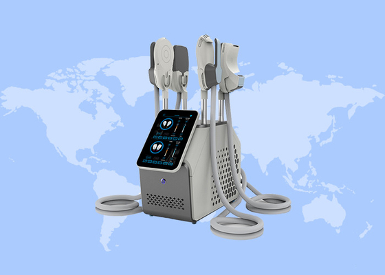 Portable 4 Handle Ems Slim Circslim Contouring Neo Rf Hi Emt  Sculpting  Machine
